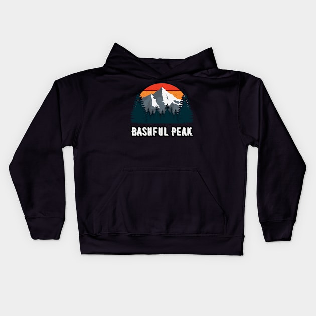 Bashful Peak Kids Hoodie by Canada Cities